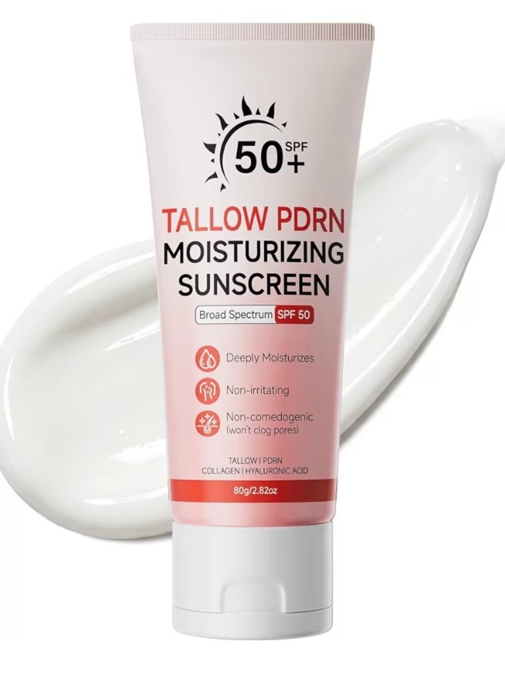 Tallow PDRN Mineral Sunscreen SPF 50+ (2.82 oz)